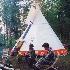 Tipi at Pan Lake