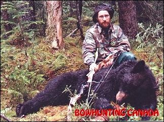 Bowhunting Pope and Young Black Bear in Alberta
